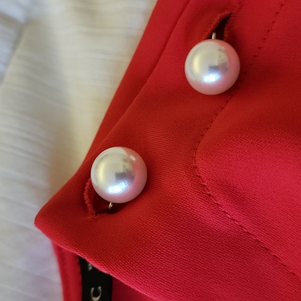 Zara Basic Blouse Women's Red - image 4